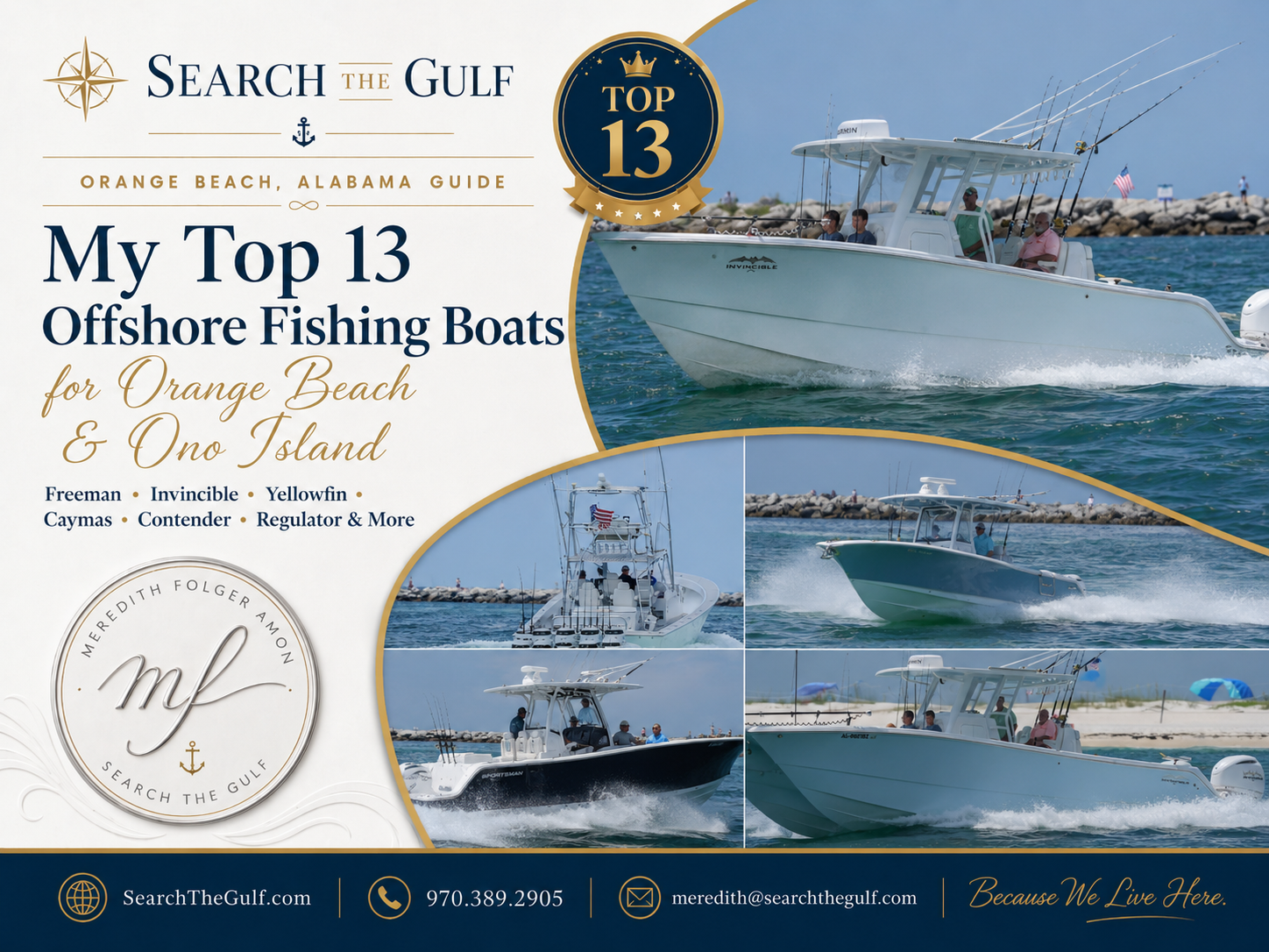 13 Offshore Fishing Boats Orange Beach Ono Island